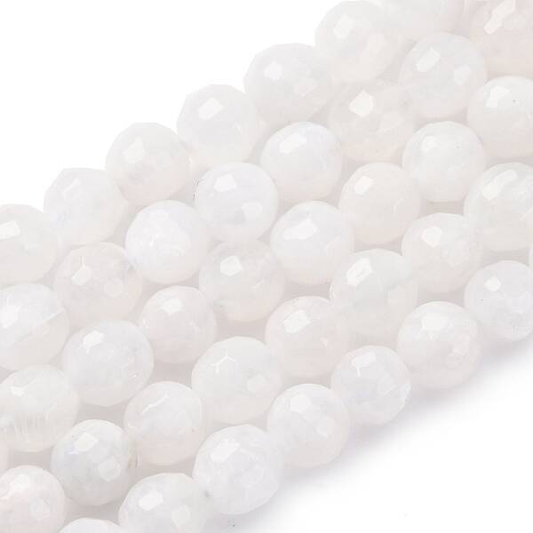 Natural Rainbow Moonstone Beads Strands