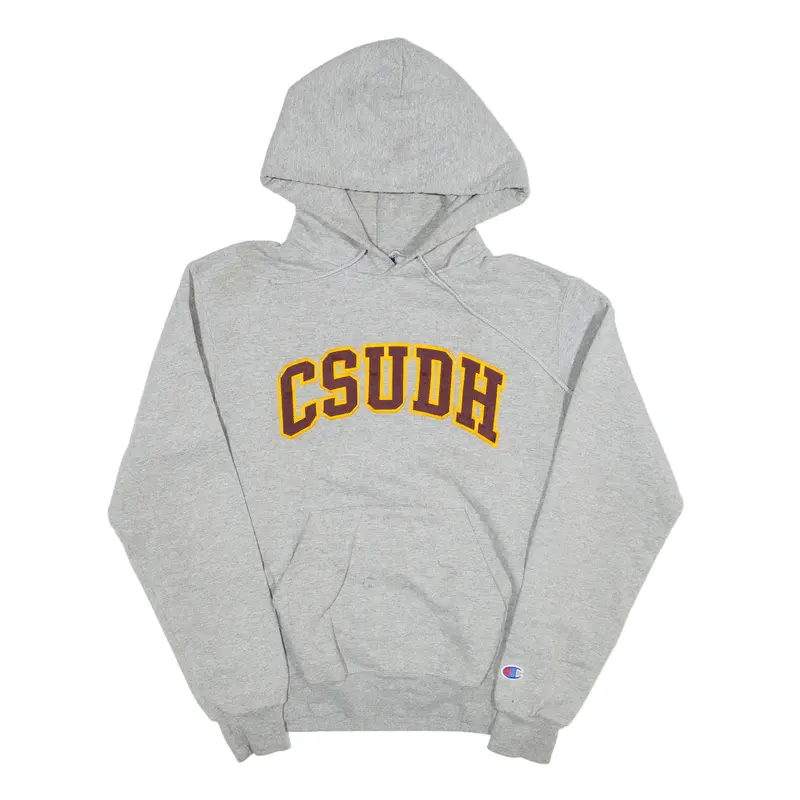 CHAMPION CSUDH USA Hoodie Grey Pullover Womens S
