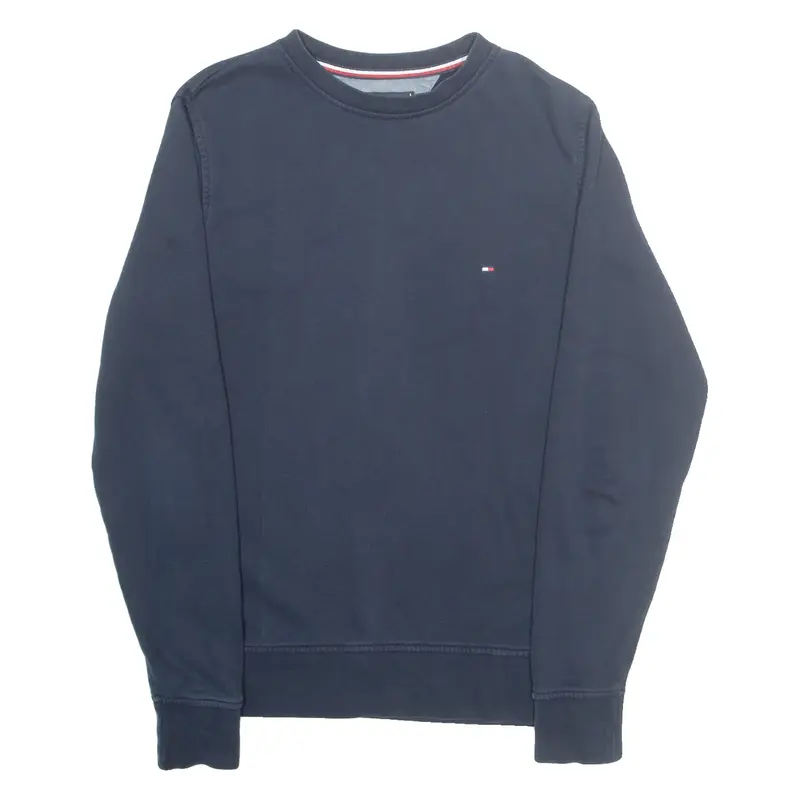 TOMMY HILFIGER Mens Sweatshirt Blue Crew Neck M