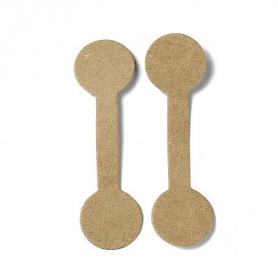 Folding Blank Kraft Paper Jewelry Price Tags