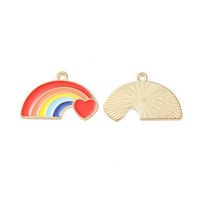 Alloy Enamel Pendants