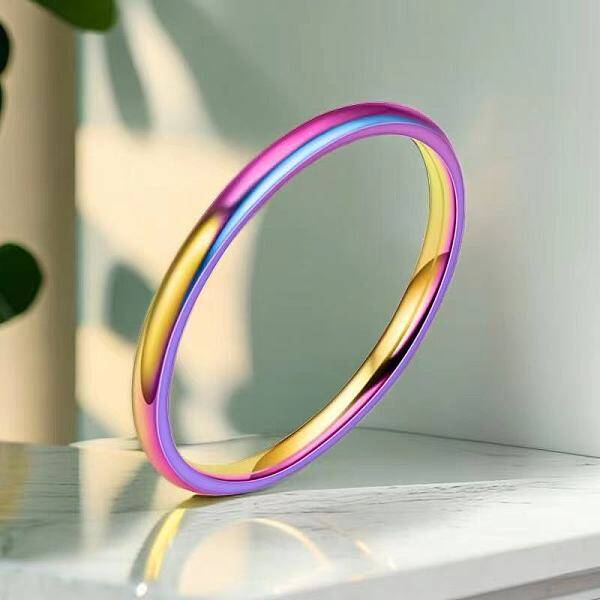Stainless Steel Plain Band Rings
