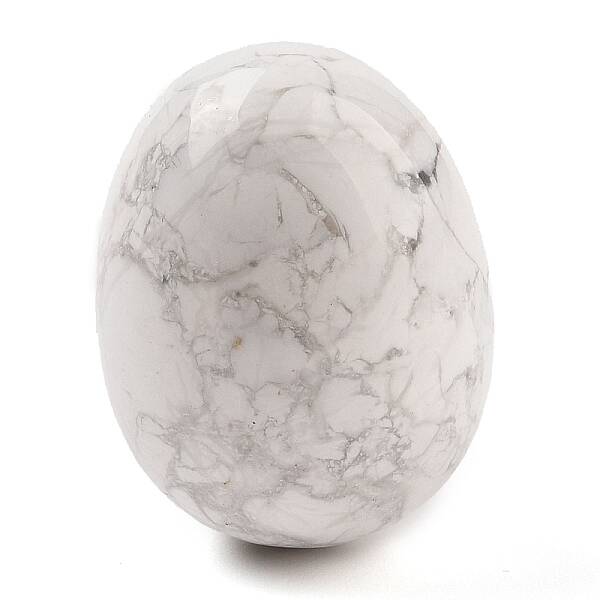 Natural Howlite Palm Stones