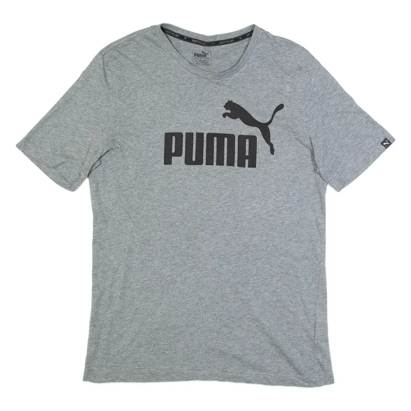 PUMA Mens T-Shirt Grey M