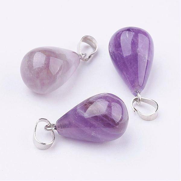 Natural Amethyst Pendants