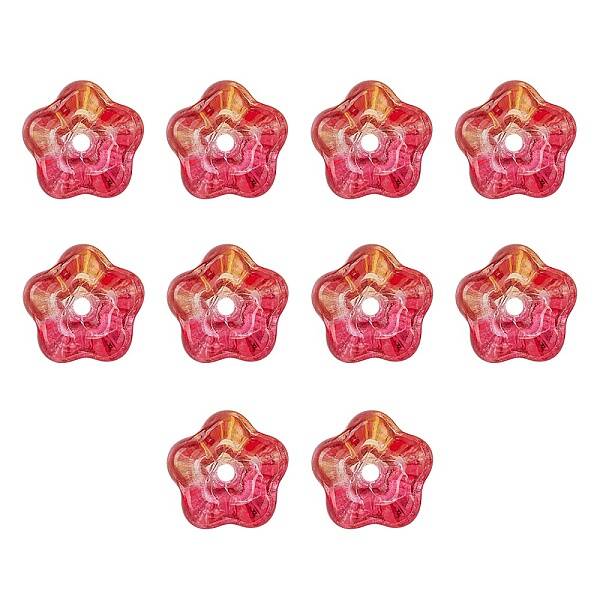 Transparent Electroplate Glass Beads