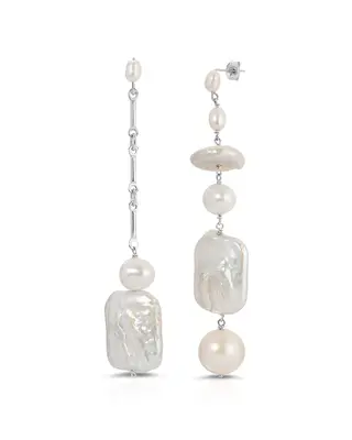 Tineo Earrings | Metal Color: Silver