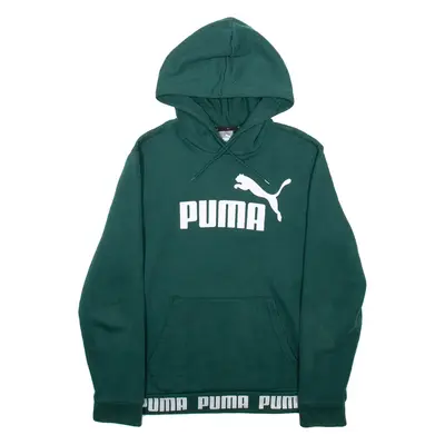 PUMA Mens Green Hoodie S