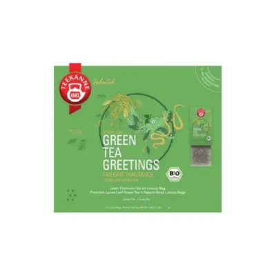 Teekanne Bio Luxury Bag - Green Tea Greetings, 20 sachets (80 g)