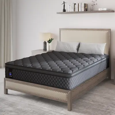 101214 Twin Full Queen King Size Mattress in a Box Hybrid Pocket Spring Gel Memory Foam-Viscountess Medium Firm