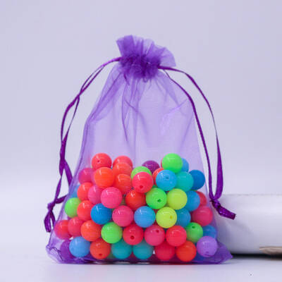 Rectangle Organza Drawstring Bags