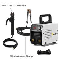 S SIMEDR 110v Super Mini Stick lightweight Welder 3.55Lbs Portable ARC igbt electric inverter Welder Machine with Ground Clam...