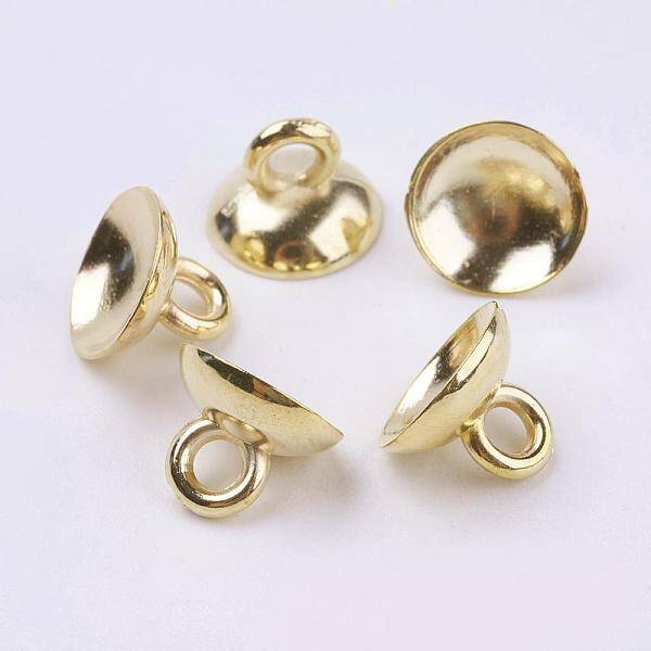 Plastic Bead Cap Pendant Bails