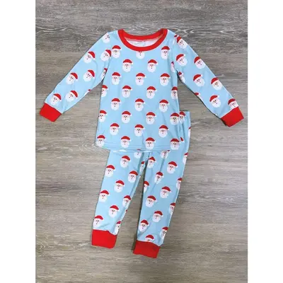 Jolly Old St. Nick Girls or Boys Long Sleeve Pajama Set