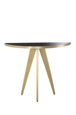 Half Moon Brass Console Table | Eichholtz Aston