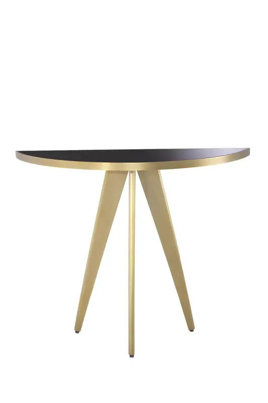 Half Moon Brass Console Table | Eichholtz Aston