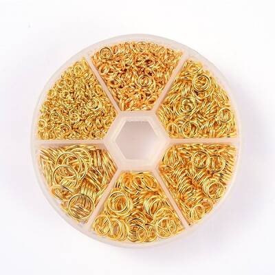1 Box Open Jump Rings Brass Jump Rings