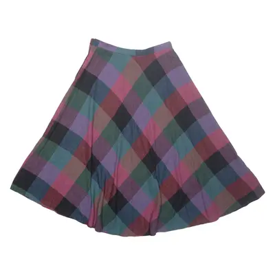 MADISON Womens A-Line Skirt Pink Long Crazy Pattern M