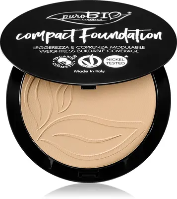 puroBIO Cosmetics compact powder foundation SPF 10 color 01 9 g