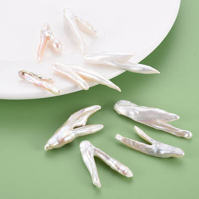 Natural Keshi Pearl Beads