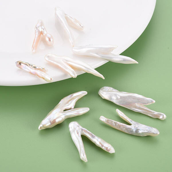 Natural Keshi Pearl Beads