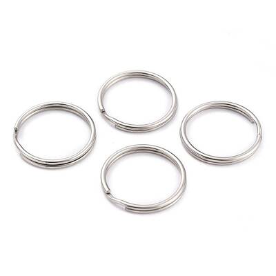Non-Tarnish 304 Stainless Steel Split Key Rings