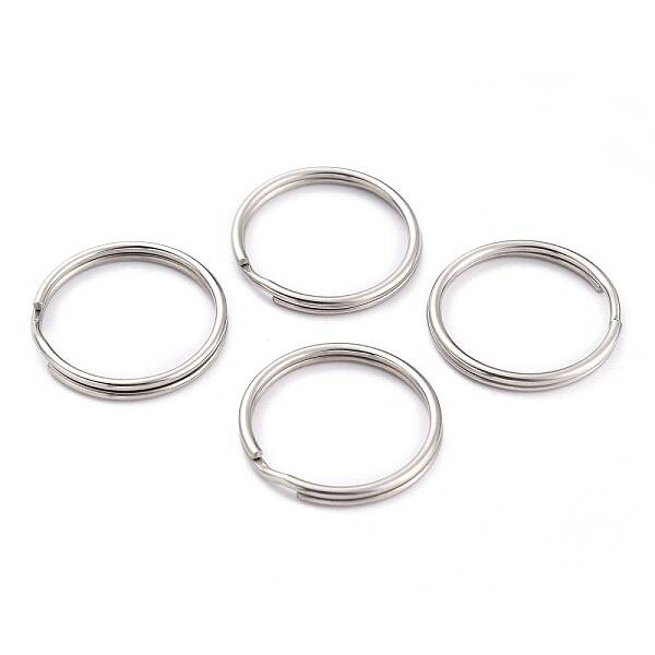 Non-Tarnish 304 Stainless Steel Split Key Rings