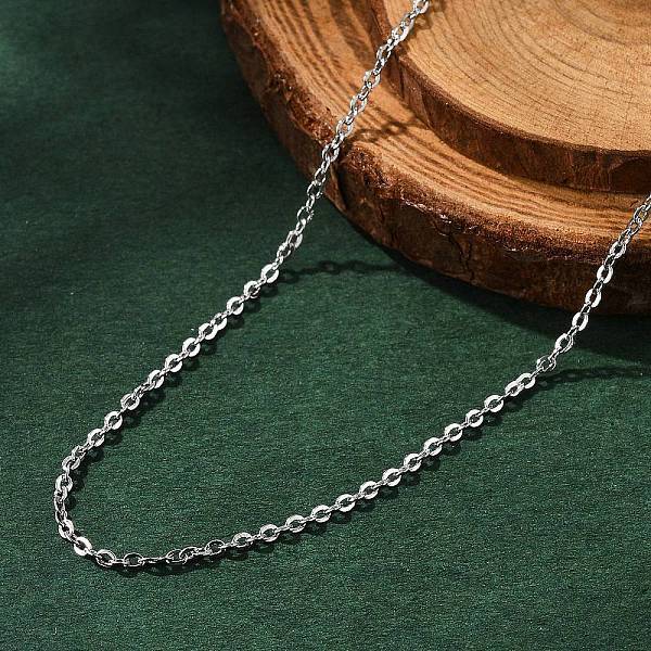 Brass Cable Chain Necklaces Making