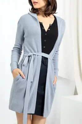 Hooded Wrap Cardigan - Cosmic | Size: S