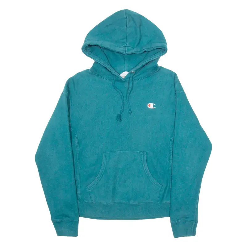 CHAMPION REVERSE WEAVE Womens Blue Hoodie S
