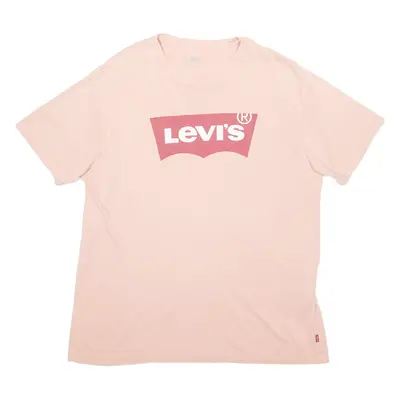 LEVI'S Mens T-Shirt Pink L