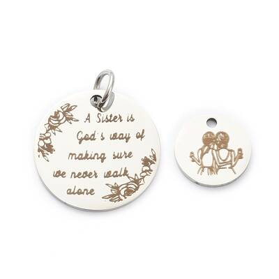 Non-Tarnish 201 Stainless Steel Pendants