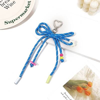 Polyester Braided Rope Bowknot Hanging Ornaments