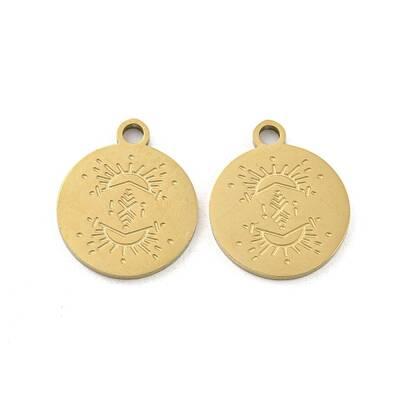 Ion Plating(IP) 316L Surgical Stainless Steel Pendants