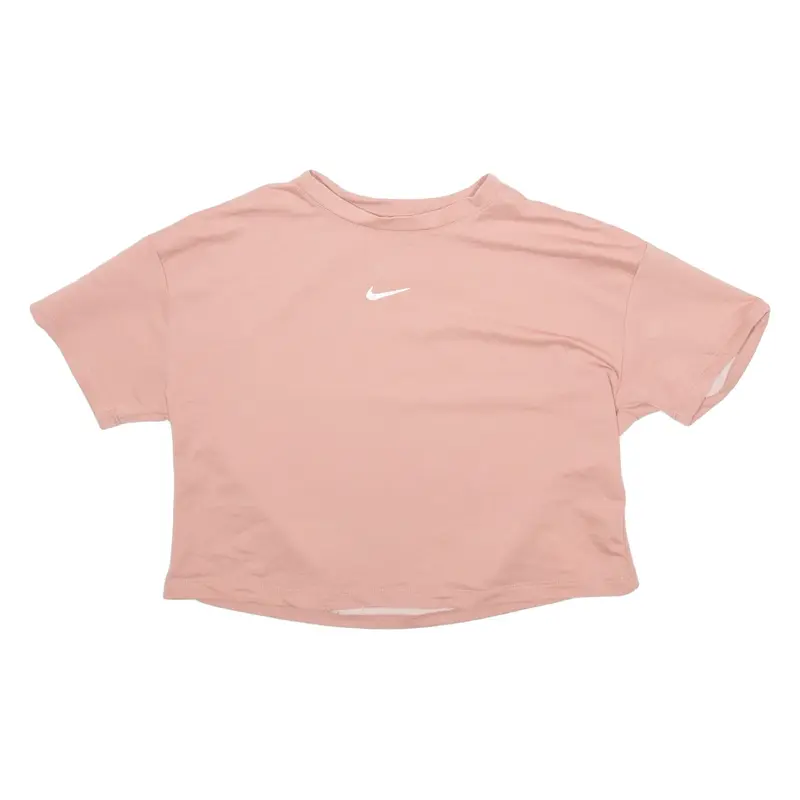 NIKE Cropped Womens T-Shirt Pink M