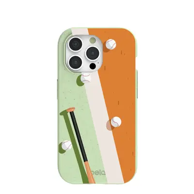 Sage Green Baseball Field iPhone 15 Pro Case