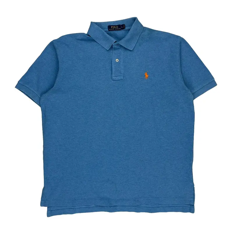 Polo By Ralph Lauren Polo Shirt - Large Blue Cotton | Size: large