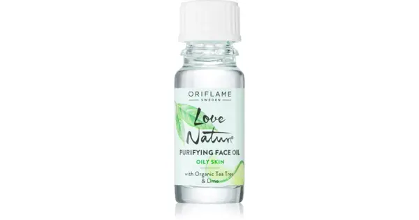 Oriflame Love Nature Organic Tea Tree & Lime Cleansing Oil for Problematic Skin, Acne 10ml