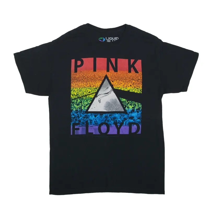 LIQUID BLUE Pink Floyd Band T-Shirt Black Short Sleeve Mens M