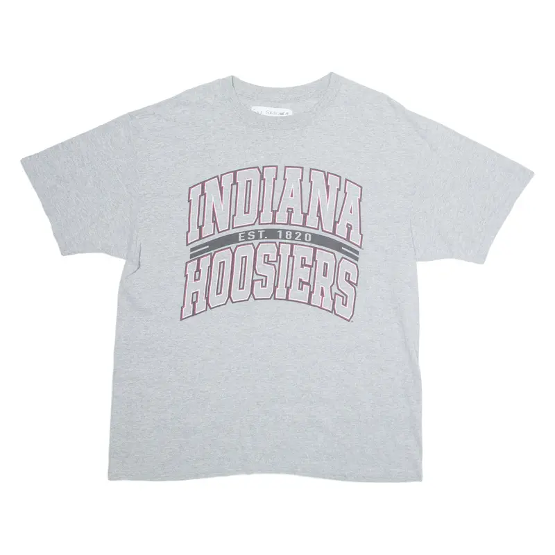 Indiana Hoosiers Mens T-Shirt Grey XL