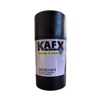 KAFX Body Lavender & Cream Coffee Infused Natural Deodorant 75g Stick - Alcohol-Free, Ammonia-Free, Cruelty-Free, Neutralizes...