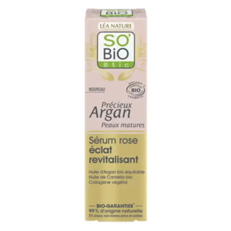 LÉa nature so bio étic Precious Argan - Revitalizing Rosé Serum 30 ml