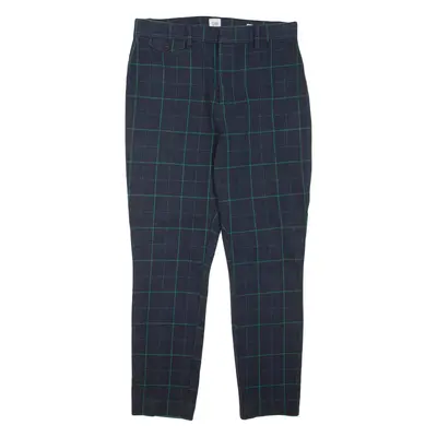 GAP High Rise Womens Trousers Blue Regular Skinny W30 L28