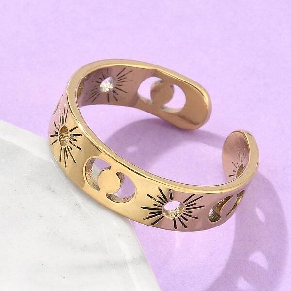 304 Stainless Steel Open Cuff Rings