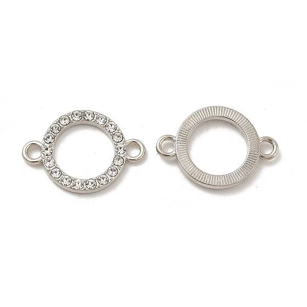 Alloy Connector Charms with Crystal Rhinestone