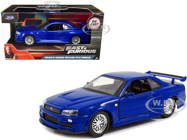 Brians Nissan Skyline GT-R R34 Blue \