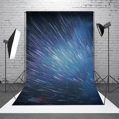 Aperturee Burst Meteor Dark Blue Photography Backdrop For Pictures
