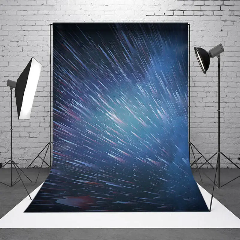 Aperturee Burst Meteor Dark Blue Photography Backdrop For Pictures