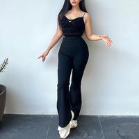 SIINSIIN Women's Bootcut Yoga Gyms Workout Pants Long Bootleg High-Waisted Flare Pants For Girls Daily gym yoga