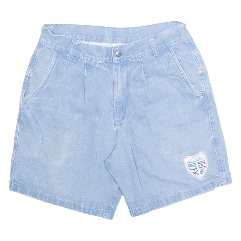 QUIKSILVER X Stranger Things Womens Denim Shorts Blue M W31